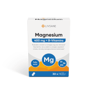 LIVSANE tabletės MAGNESIUM 400 + B-VITAMINS N30