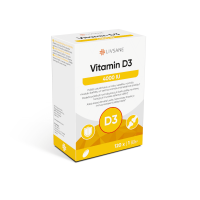 LIVSANE vitamino D3 4000 kapsulės N120