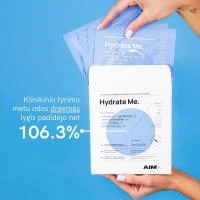 AIMX greito poveikio giliai drėkinanti veido kaukė su peptidais HYDRATE ME 25 ml