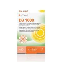 LIVSANE D3 1000IU kapsulės N60