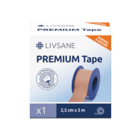 LIVSANE pleistras ritėje 2,5 cm x 5 m