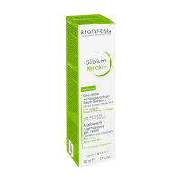 BIODERMA aukštos tolerancijos gelis-kremas nuo spuogų į aknę linkusiai odai Sébium Kerato+, 30 ml