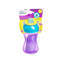 PHILIPS AVENT neišsiliejantis puodelis su minkštu snapeliu, 9 mėn.+, SCF802/02, 300 ml