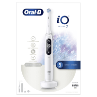 Elektrinis dantų šepetėlis ORAL-B iO7, White Alabaster, N1