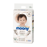 MOONY sauskelnės NATURAL, L, 9-14 kg N38