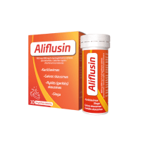 ALIFLUSIN 500 mg/200 mg/4 mg šnypščiosios tabletės N10
