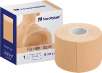 NORDEPLAST  kineziterapinis pleistras 5cmx5m kūno spalvos N1