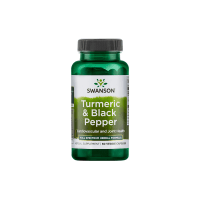 SWANSON Ciberžolės su pipirais kapsulės, N60