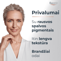 EUCERIN Hyaluron-Filler + Elasticity Rose dieninis kremas SPF 30 brandžiai odai, 50 ml