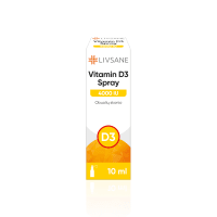 LIVSANE purškalas VITAMIN D3 4000IU, 10 ml