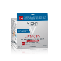 VICHY LIFTACTIV H.A. stangrinamasis kremas nuo raukšlių be kvapiųjų medžiagų, 50ml