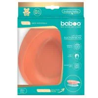 Baboo nuožulnus dubenėlis su prlimpančiu dugnu, 6+ mėn, persikinė