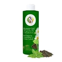 NATURAL dušo gelis su ramunėlių ir žaliosios arbatos ekstraktais, 400ML