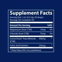 TRACE MINERALS skysta fulvinė rūgštis su joniniais mineralais, 59 ml