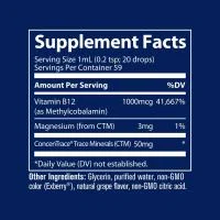TRACE MINERALS skystas vitaminas B12 1000 mcg, 59 ml