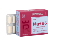 REXSAVIT liposominis MAGNIS+B6+MELATONINAS, kietosios kapsulės N30