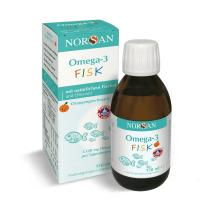 NORSAN OMEGA-3 Fisk apelsinų skonio aliejus, 150 ml