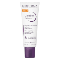 BIODERMA raminamasis kremas su aukšta apsauga nuo saulės CICABIO CREME+ SPF50+, 40 ml