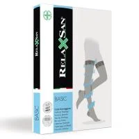 Relaxsan Basic kojinės iki kirkšnies 140den 5d/juoda/870