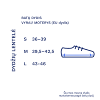 PULSAAR ACTIVE čiurnos mova, juoda spalva, M dydis