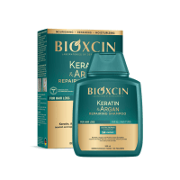 BIOXCIN KERATIN & ARGAN atstatomasis plaukų šampūnas, 300 ml