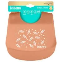 Baboo silikoninis seilinukas, 4+ mėn, oranžinė, Peachy Keen