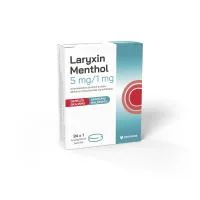 LARYXIN Menthol 5 mg/1 mg suslėgtosios pastilės N24