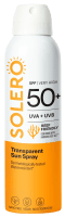 SOLERO skaidrus purškalas nuo saulės SPF 50+, 200 ml