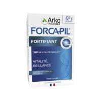 FORCAPIL FORTIFIANT, kapsulės pažeistiems plaukams ir nagams, N60