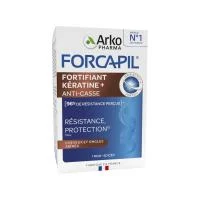 FORCAPIL FORTIFIANT KERATINE +, kapsulės pažeistiems plaukams ir nagams, N60
