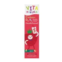 ACORUS BALANCE VITAMINUKAI su cinku, vit. D ir B6 šiaudeliuose, braškių sk., 10 vnt.