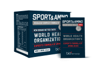BIOFARMACIJA  SPORT&AMINO W.H.O milteliai N28