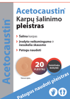 ACETOCAUSTIN Karpų šalinimo pleistras N20