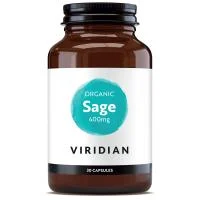 VIRIDIAN Organic Sage 400 mg, N30 