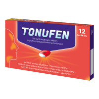 TONUFEN 200 mg/30 mg plėvele dengtos tabletės, N12