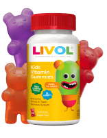 LIVOL vitaminų guminukai vaikams, N60 