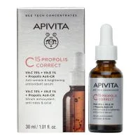 APIVITA C15 PROPOLIS CORRECT veido serumas, 30ml