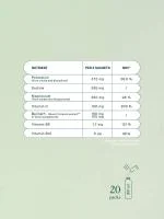 EQUA elektrolitų gėrimas rugščiųjų obuolių skonio, N20, 104 g.