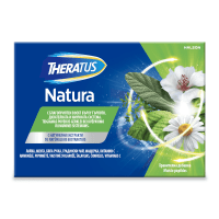 THERATUS Natura čiulpiamos tabletės gerklei, N16 