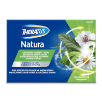 THERATUS Natura čiulpiamos tabletės gerklei, N16 