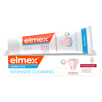 ELMEX intensyvaus valymo dantų pasta ėduonies profilaktikai Caries Plus Intensive Cleaning, 50 ml