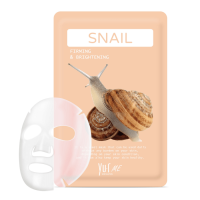 YU.R ME SNAIL SHEET MASK lakštinė veido kaukė su sraigių mucino filtruotu ekstraktu, N1