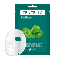 YU.R ME CENTELLA SHEET MASK lakštinė veido kaukė su azijinės centelės ekstraktu, N1