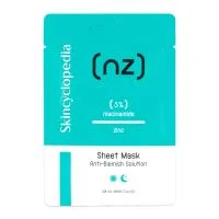 Skincyclopedia lakštinė veido kaukė su niacinamidu ir cinku, 1 vnt.