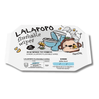 K-MOM Lalapopo organiškos drėgnos servetėlės, suyrančios vandenyje, 20 vnt. 