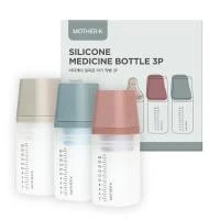 Mother-K mini silikoniniai buteliukai vaistams, 3 vnt. 