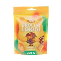 BROLIŲ MEDUS PASIFLORŲ, OBUOLIŲ IR AVIEČIŲ SKONIO GUMINUKŲ MIKSAS 200 g
