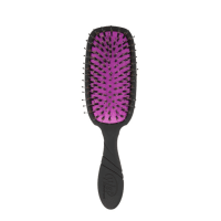 WETBRUSH Pro Shine Enhancer plaukų šepetys su šerno šereliais, juodas