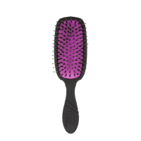WETBRUSH Pro Shine Enhancer plaukų šepetys su šerno šereliais, juodas
