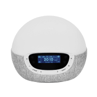 LUMIE Bodyclock Shine 300 šviesos žadintuvas su radiju, baltuoju triukšmu ir 15 garsų
